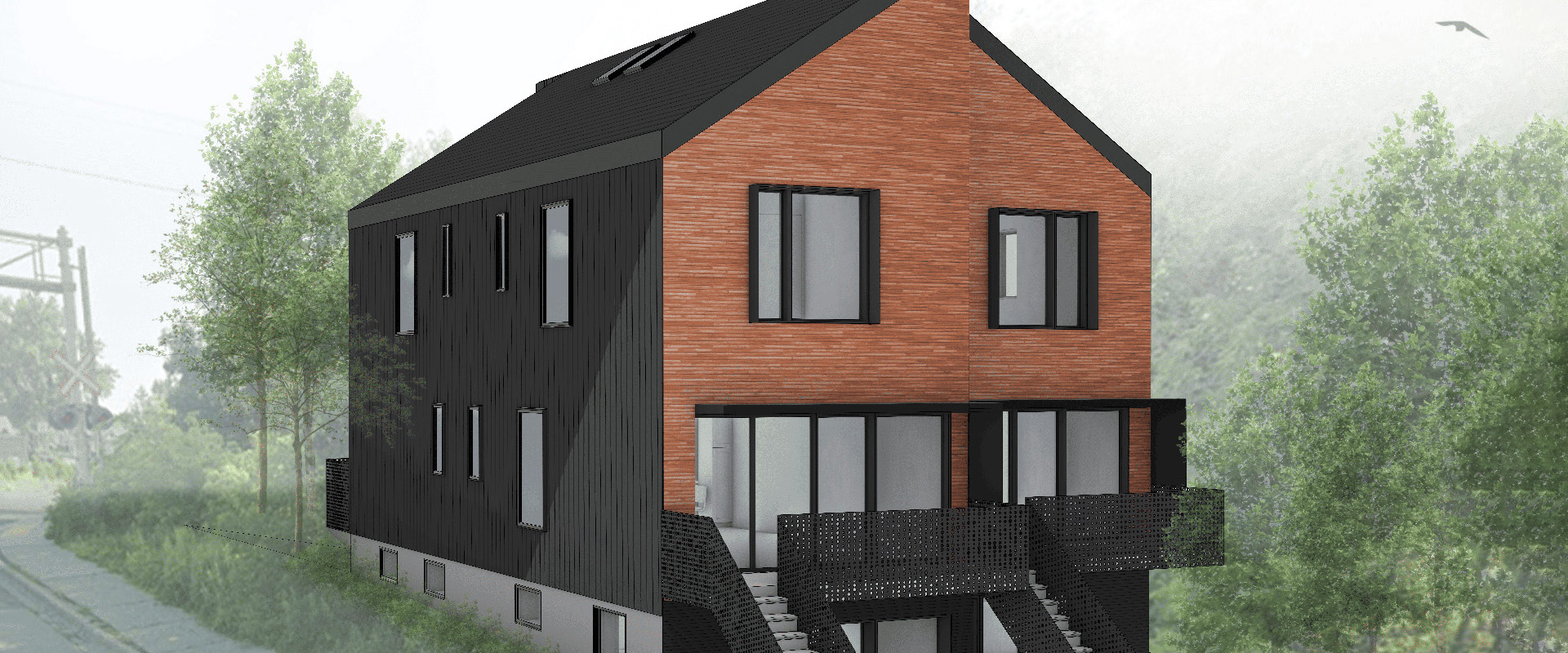 Double-Split House